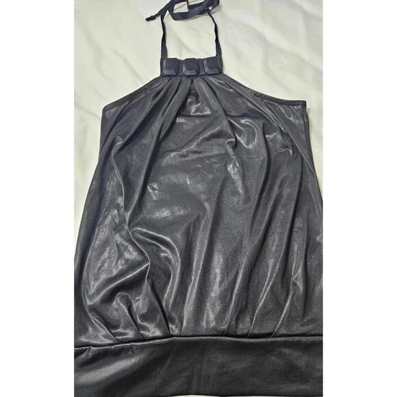 Women's Black Halter Top - Elegant & Chic - Picture 4 of 8